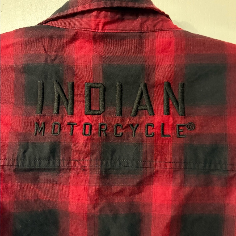 Women’s Indian motorcycle flannel shirt